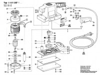 Bosch 0 601 287 141 Orbital Sander 110 V / GB Spare Parts